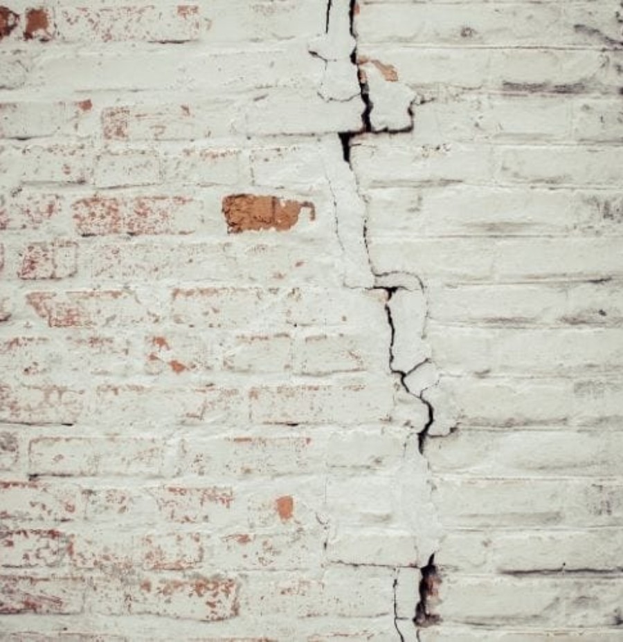 basement floor and wall crack repair